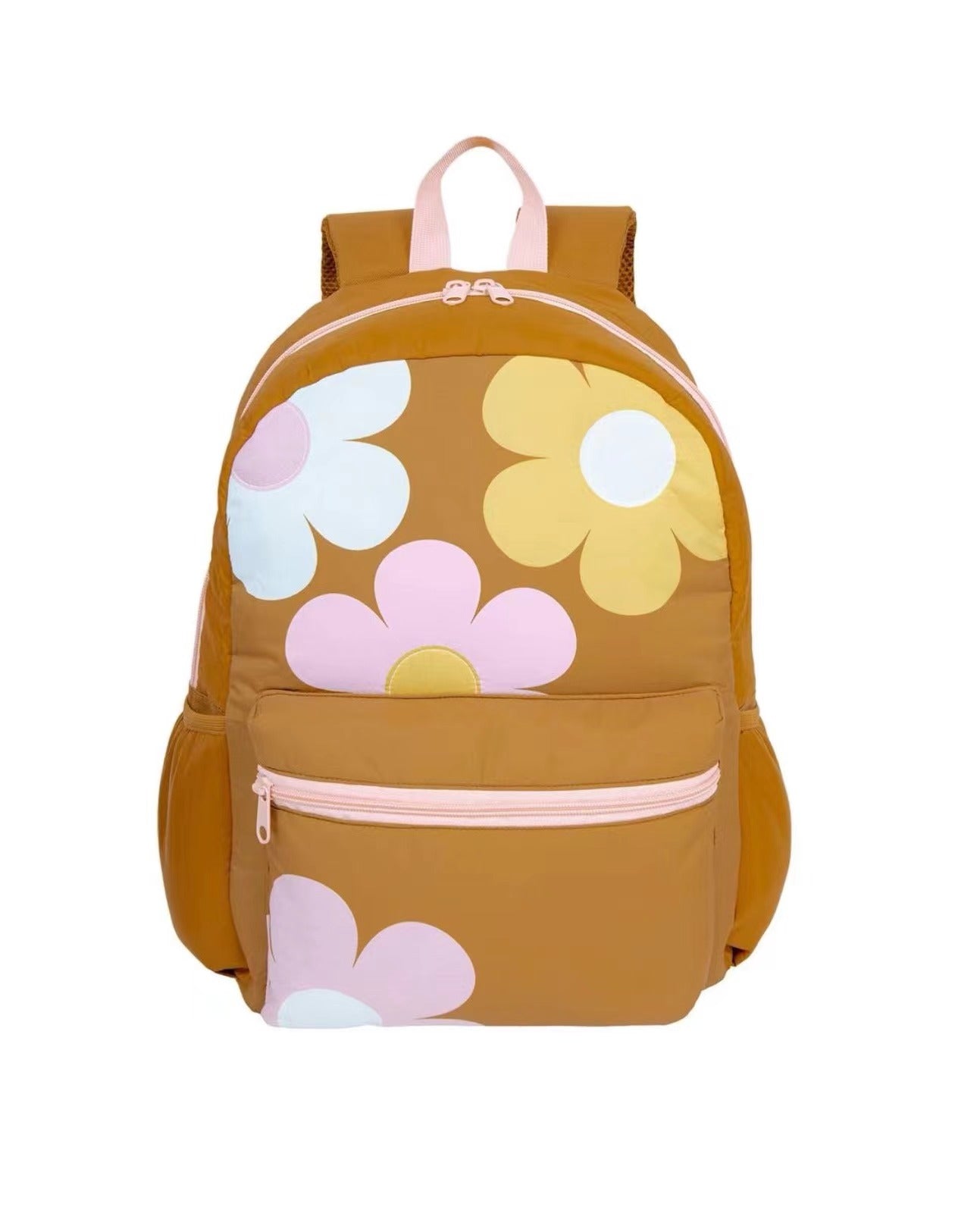 "Let Every Step Bloom with Joy!" captures the essence and flower theme. Maintained an enthusiastic, child-friendly, and reassuring tone for parents.